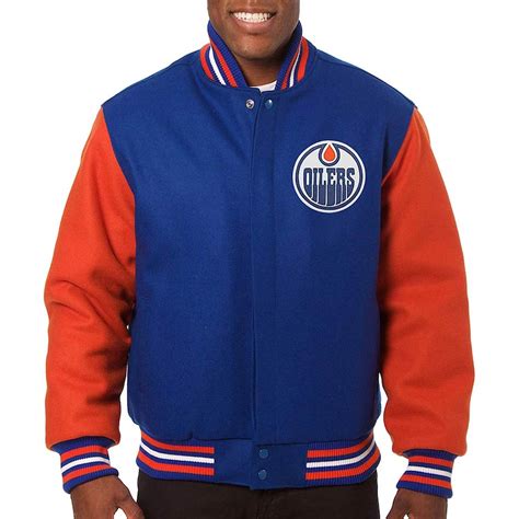 oilers replica jacket|edmonton oilers pullover jacket.